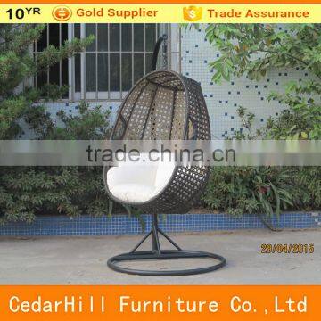 2016 outdoor rattan hanging chair