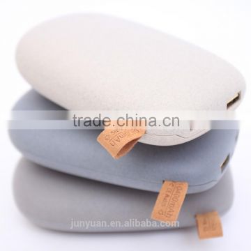 custom stone shape power bank charger 10400mAh large capacity