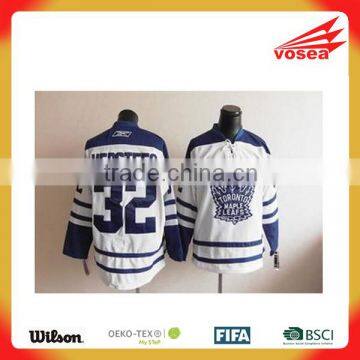 100% polyester custom nhl hockey jersey