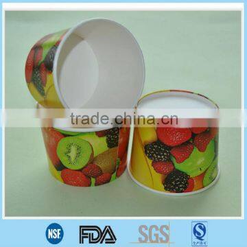 16oz Blue Food Container / Yorghurt / Pasta / Salad / Noodle Cup china factory paper cup