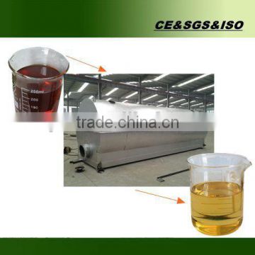 Large export Crude oil to diesel distillation machine by Vacuum pressure