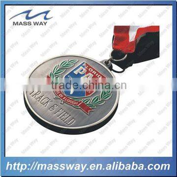 custom 3D zinc alloy OEM customized Florida state metal medal