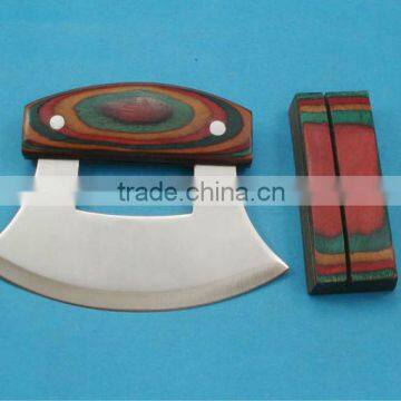 Paka wood handle cutting knife