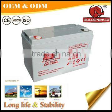 12 Years Float Life Renewable Energy Agm 12 Volt Deep Cycle Battery photo-2