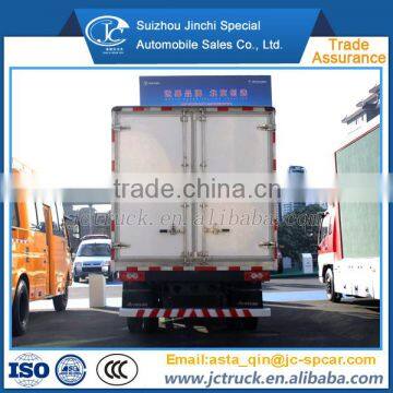 Cheap 20 cubic meters refrigerated standby electric unit truck sale