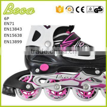 Guangdong Factory Manufacture Metal Chassis Flashing Pink Roller Skates Shoes photo-6