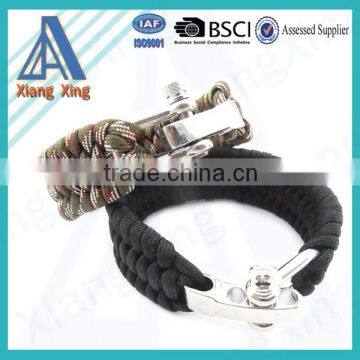 Fashion Stout Plastic Buckle Outdoor Survival Bracelet Paracord