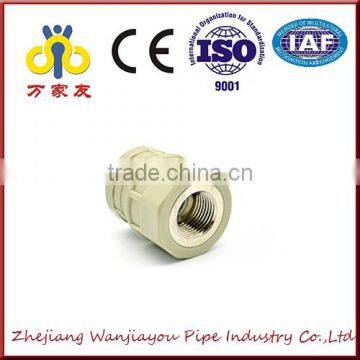 Hot sale PPR pipe fitting female thread socket factory/grey color
