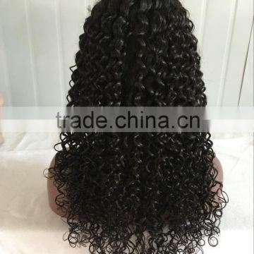 cheap human hair indian remi full lace wig with baby hair