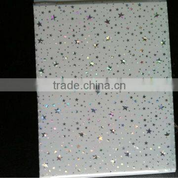 25cm shining star pattern hot stamping panels