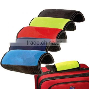 Custom adjustable high quality neoprene luggage handle wraps