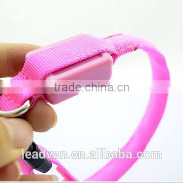 European and America Hot Selling Dog Lead Leash Pet LED Collar