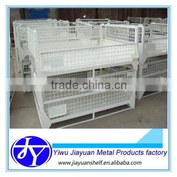 collapsible wire basket stand