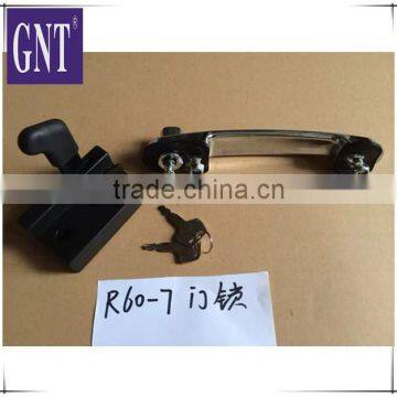 low price excavator R60-7 Cab door lock assy