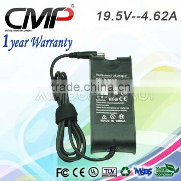 Laptop/Notebook AC Adapter for Dell 19.5V 4.62A 90W 7.4*5.0mm