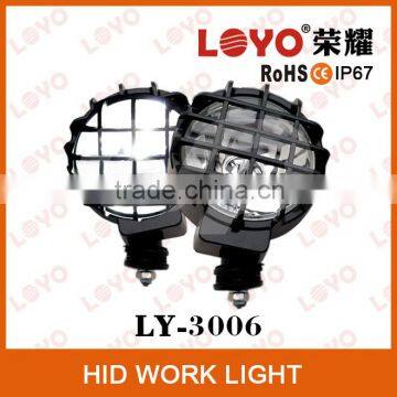 12V / 24V HID xenon offroad driving headlight, H3 6000k HID xenon motorcycle work light