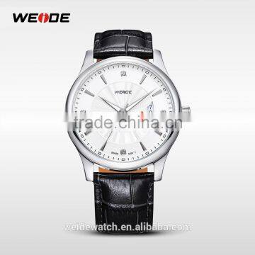 Weide Solid Stainless Steel Genuine Leather Watches Bulk Wholesale