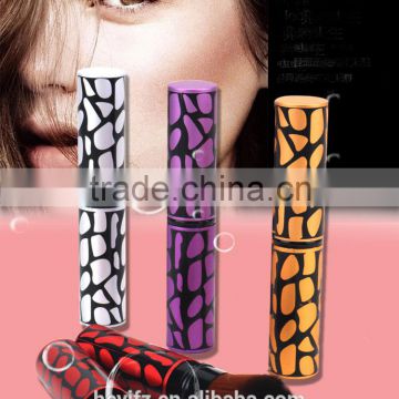 Dome Hair Multicolor Aluminium Cylinder Leopard Print Retractable Brush Blush Brush