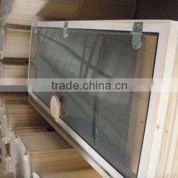 6mm-8mm Tempered Sauna Glass Doors With Aluminium Frame (KD-7008) photo-2