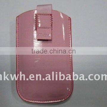 Simple Cell Phone PU Leather Belt Pouches