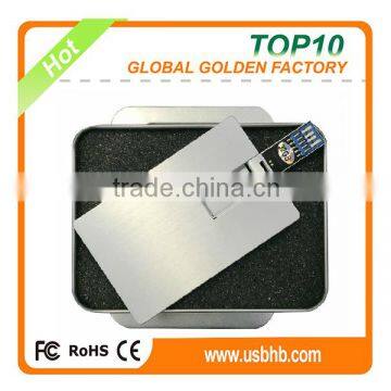 Interface Type Credit Card Usb Flash Drive With Real Capacity