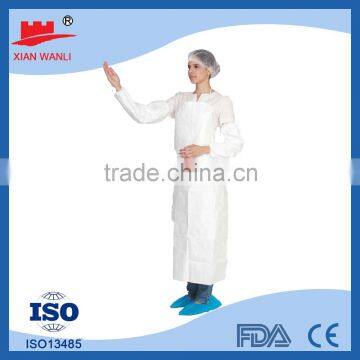 High Quality Xiantao PP Disposable Nonwoven Apron Hospital disposable paper aprons