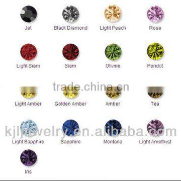 KJL-BD007Best Selling Glass chatons point back for diy accessories