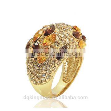 Gemstone beaded rings Kingman fancy 18k gold O rings