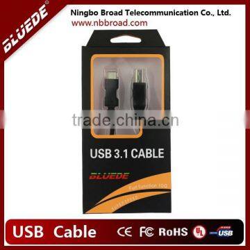 2015 New Product USB 3.1 Type C Male to USB2.0 B Male Cable