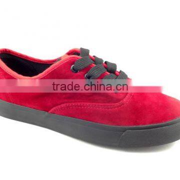 red women suede shoes