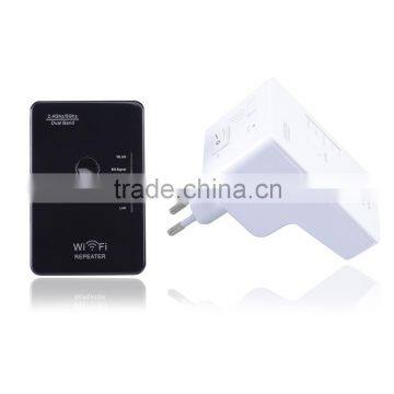 Wholesale New Design Wireless 2.4GHz/5GHz Dual Band WIFI Signal Repeater Booster WiFi Router 300Mbps Wi Fi Adapter photo-3