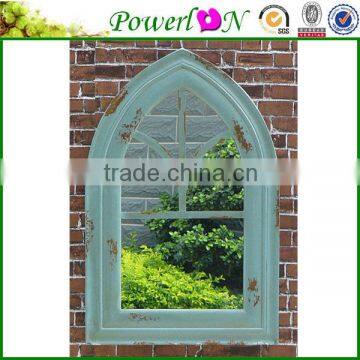 Competive Price New Antique Wooden Frame Mirror For Home Backyard Patio J15M TS05 X11M PL08-34590