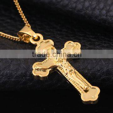 2015 Graceful 18K Gold Vacuum Plated Jesus Pendant photo-3