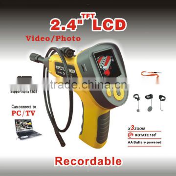 2.4 " LCD portable Industrial Endoscopes Video camera,Borescopes camera