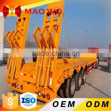 China manufacturer tri-axle air suspension drop deck low bed semi trailer                        
                                                Quality Choice