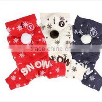 Dog /Pet Christmas Clothes/Santa Snow Pet Dog Snow Clothes/Dog Festival Christmas Clothes