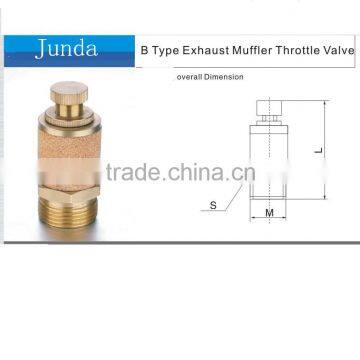 B type Sintered Bronze Brass air pneumatic Exhaust muffler