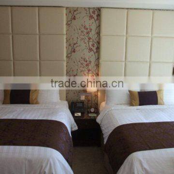 Customized Simple Europen Hotel Bedroom King Size Upholstered Headboard photo-3