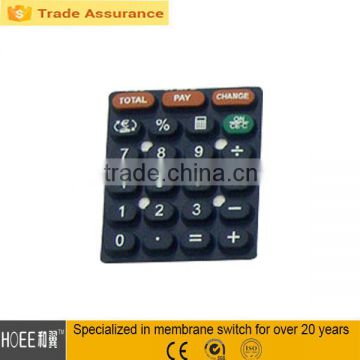 NINGBO HIGH performance custom remote controller silicon keypad,membrane switch keypad