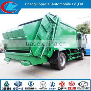 New Condition HOWO 6m3 Waste Compression Type Garbage Truck, Side Loading Garbage Compactor Truck, Rear Garbage Compactor Truck photo-2