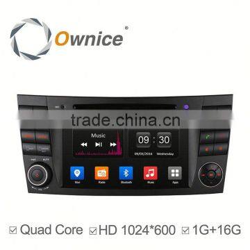 Capacitive screen Quad core Android 4.4 car Stereo for Benz E-Class W211 E200 E220 E27 with 1G RAM 16GB