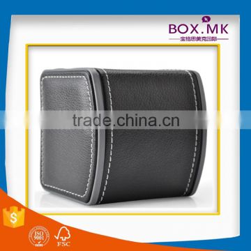 Manufacturer Luxury Fashion Design Newest Black PU Leather Custom Watch Packaging Box