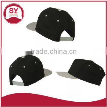 Wholesale customize plain snapback hats with eyelet