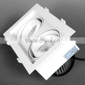 Square Grille LED Downlight 20W