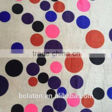 ks Velvet Fabric Graphic Design for Colorful Blouse Girls Garment photo-3