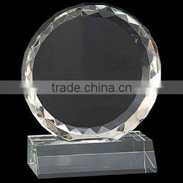 regular crystal blank block trophy award for engraving