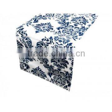 damask fabric plain dyed handmade table runner