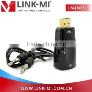 LINK-MI LM-HV05 Mini High Quality HDMI to VGA + Audio Converter photo-6