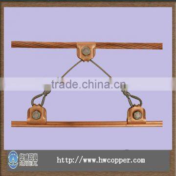 copper and copper-alloy grooved contact wire