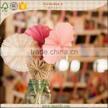 wedding decoration Eco-friendly pink paper Flower Centerpieces